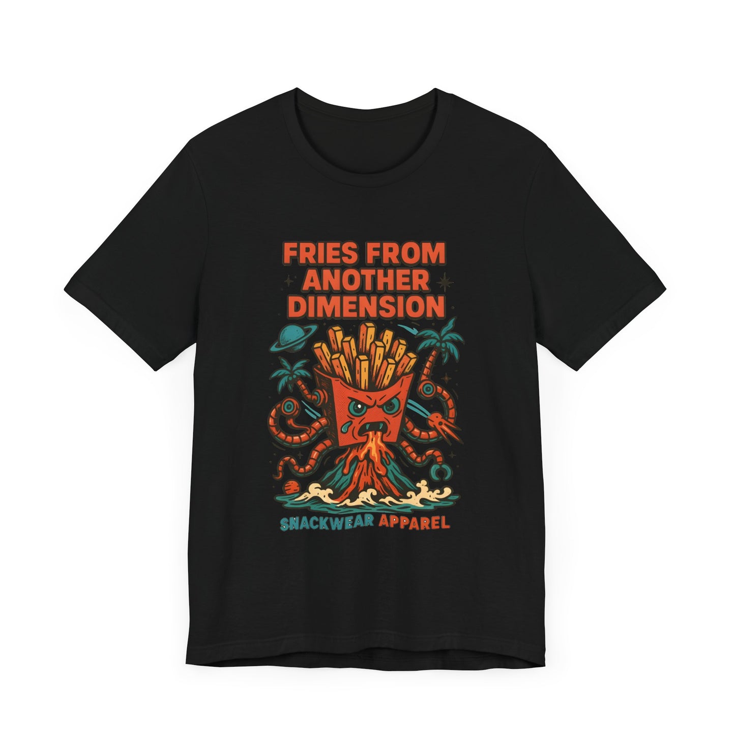 Fries From Another Dimension Unisex Tee - Fun & Quirky Graphic T-Shirt