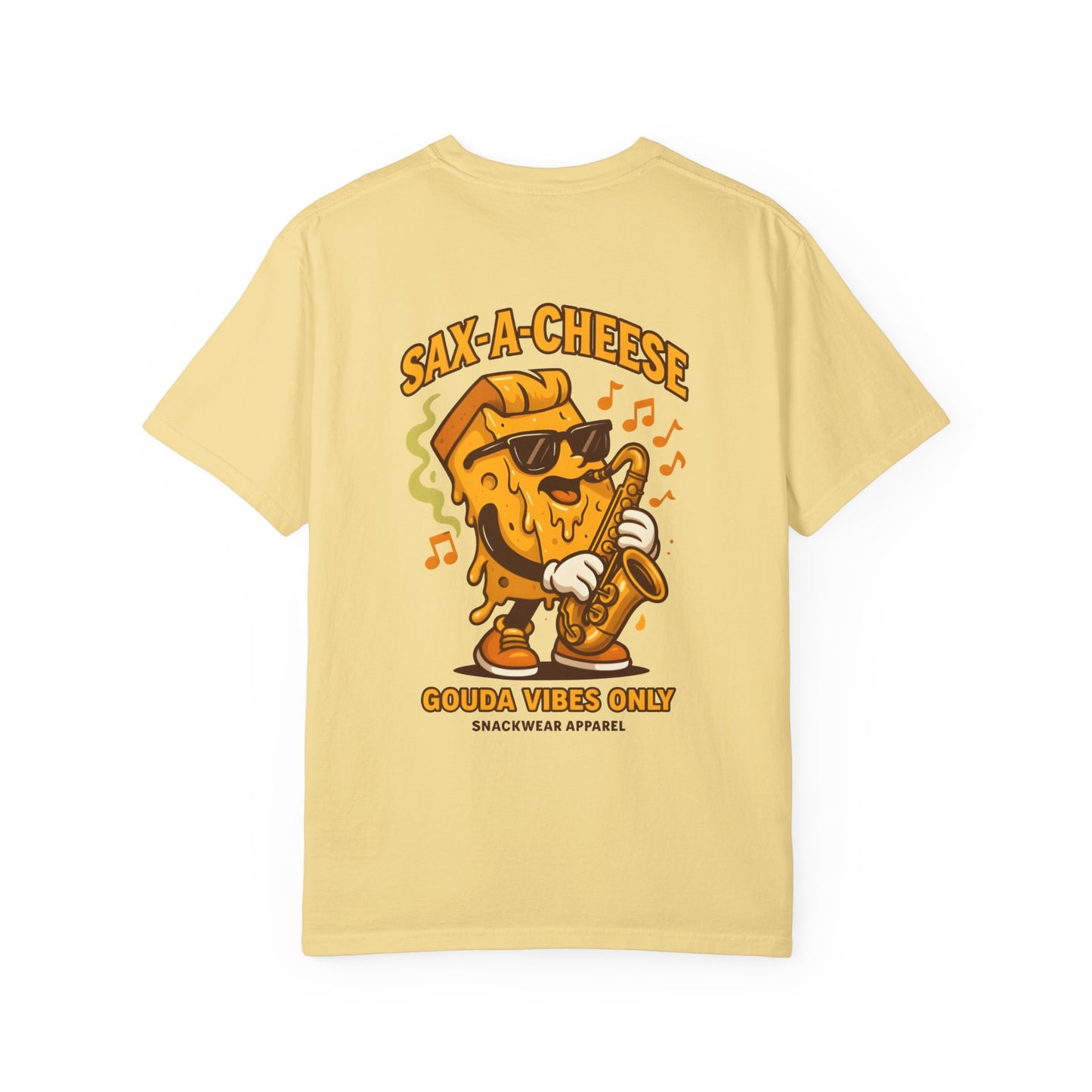 Gouda Vibes Only Unisex T-Shirt - Fun Cheese Graphic Tee for Music Lovers