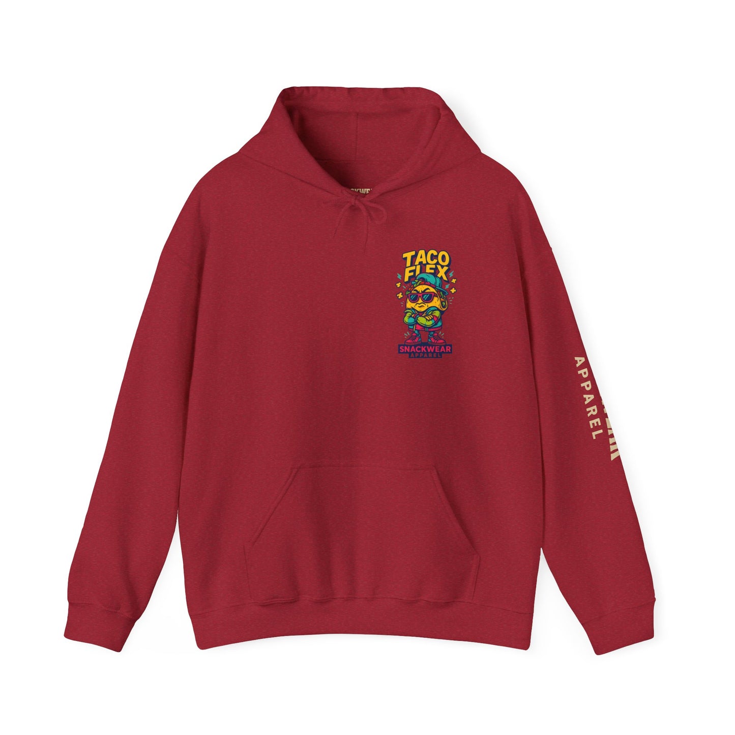 Taco Lovers Unisex Hooded Sweatshirt - Fun Snackwear Apparel