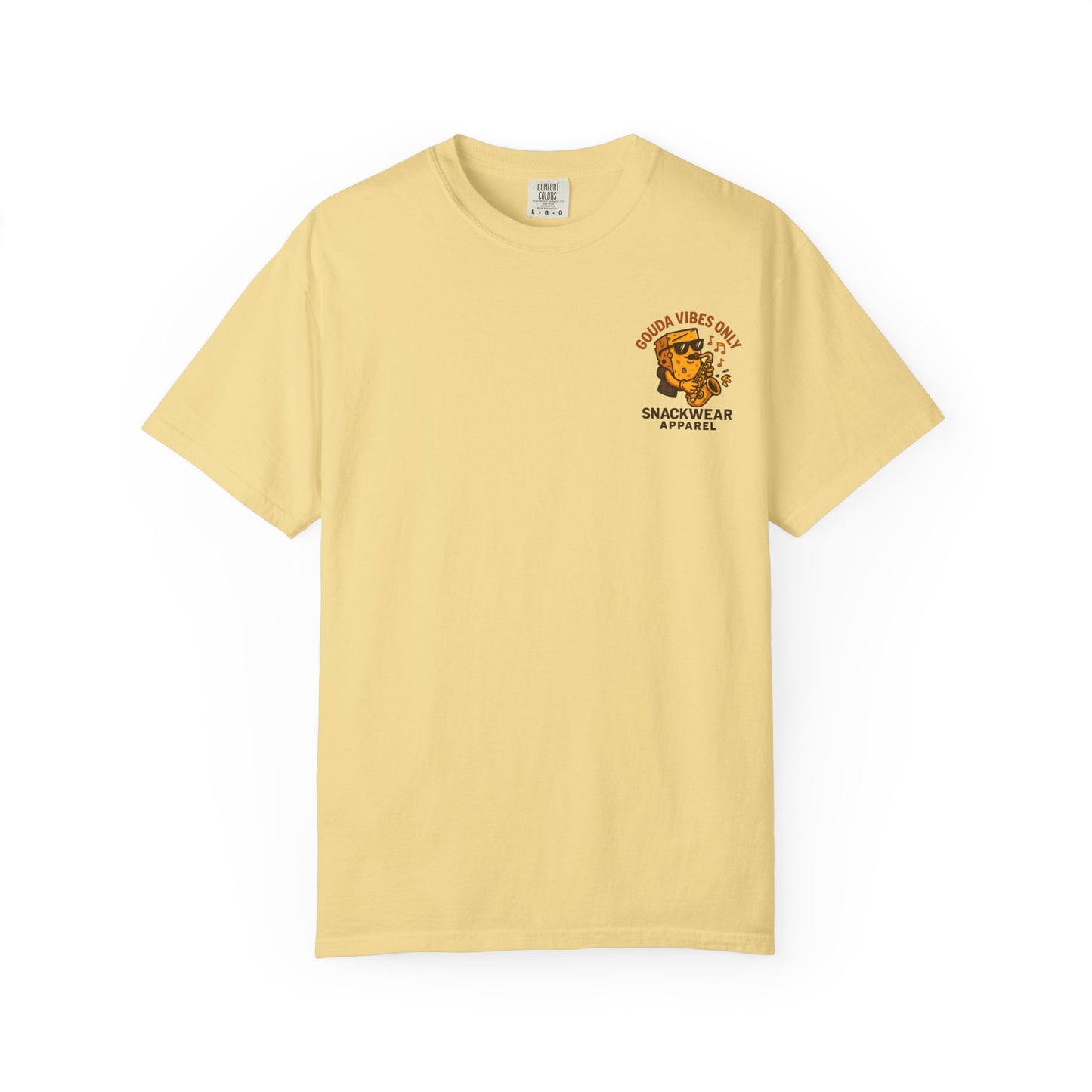 Gouda Vibes Only Unisex T-Shirt - Fun Cheese Graphic Tee for Music Lovers