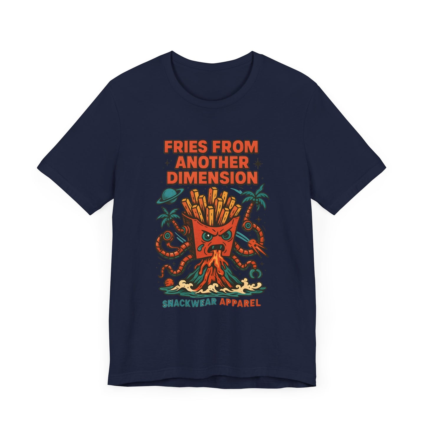 Fries From Another Dimension Unisex Tee - Fun & Quirky Graphic T-Shirt
