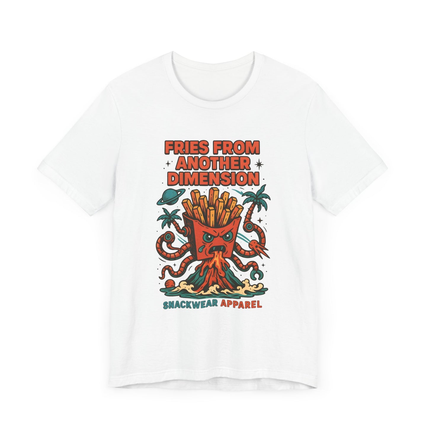 Fries From Another Dimension Unisex Tee - Fun & Quirky Graphic T-Shirt