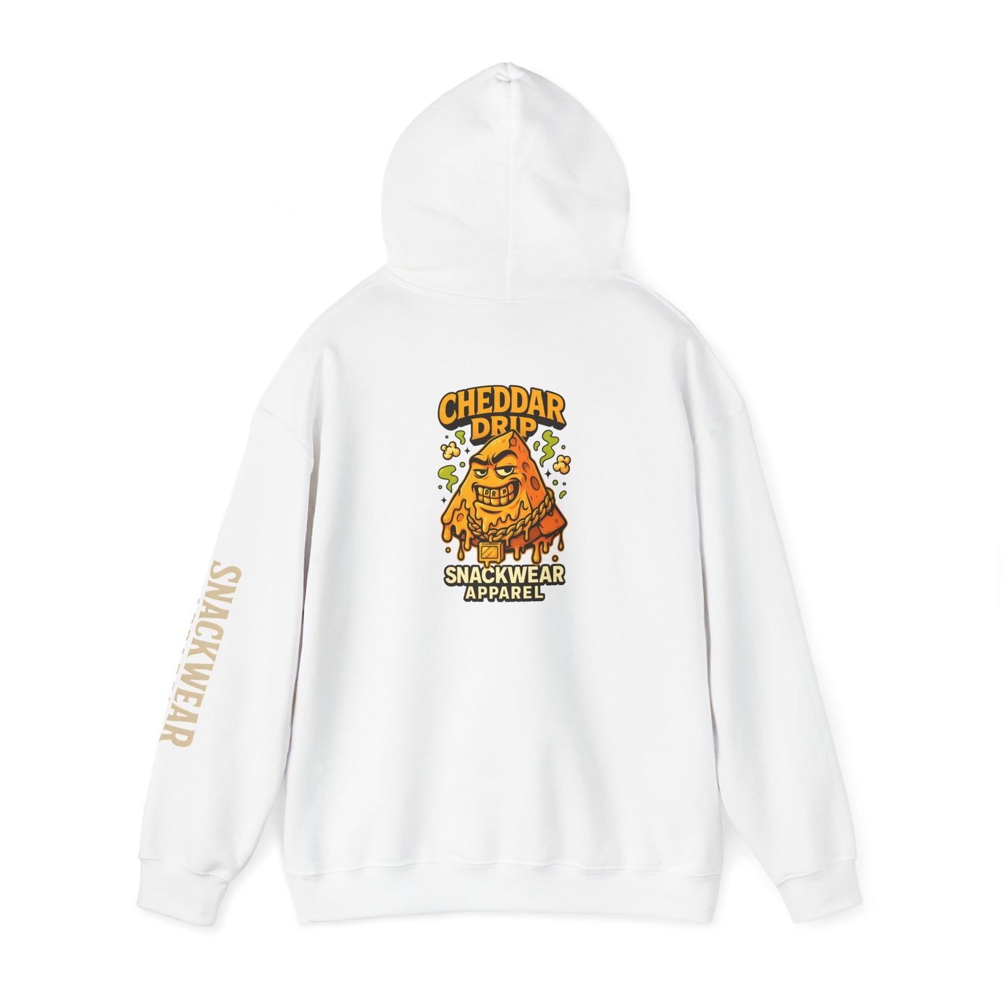 Cheddar Drip Unisex Hoodie - Fun and Cozy Snackwear Apparel