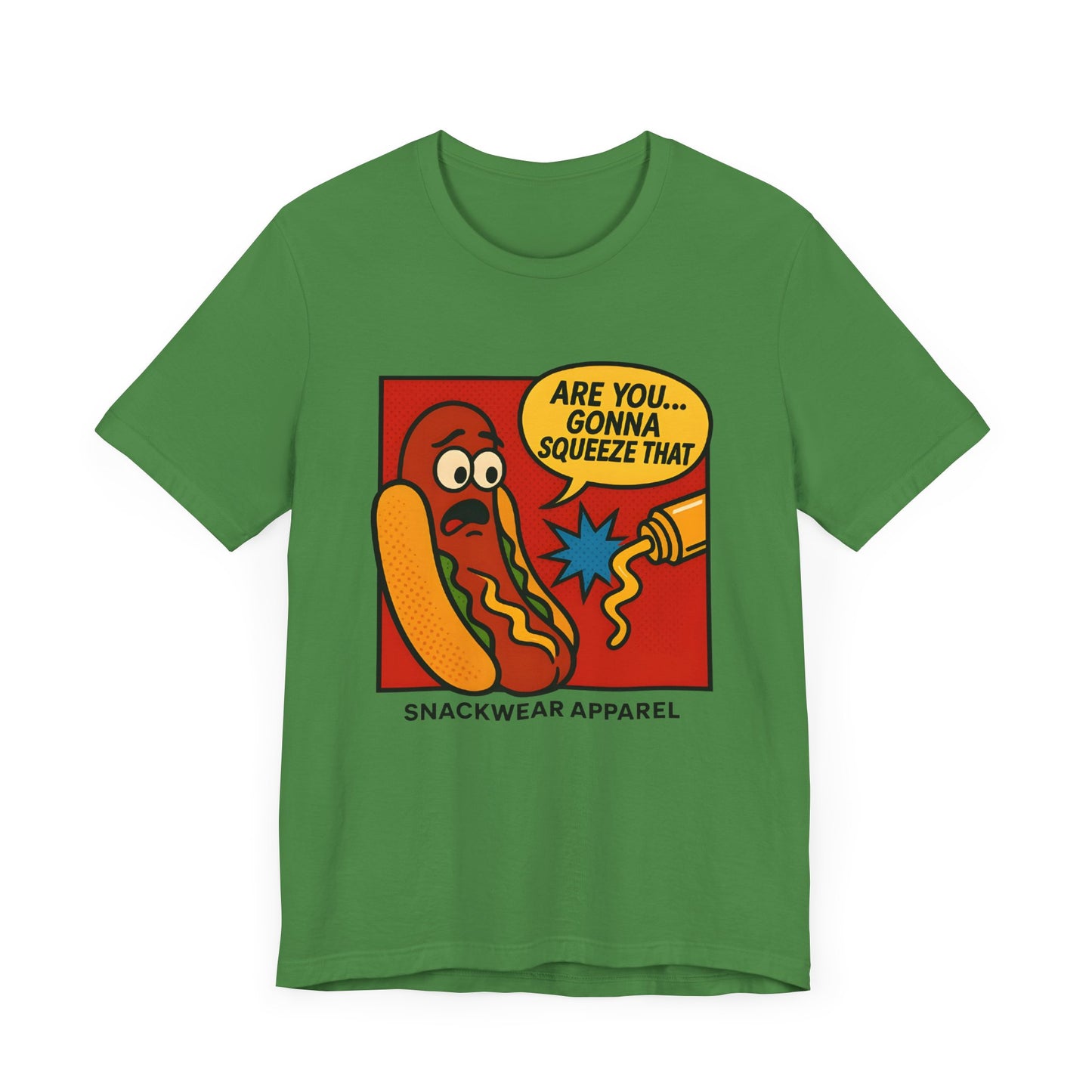 Quirky Snack-Themed Unisex Tee - "Are You Gonna Squeeze That?"