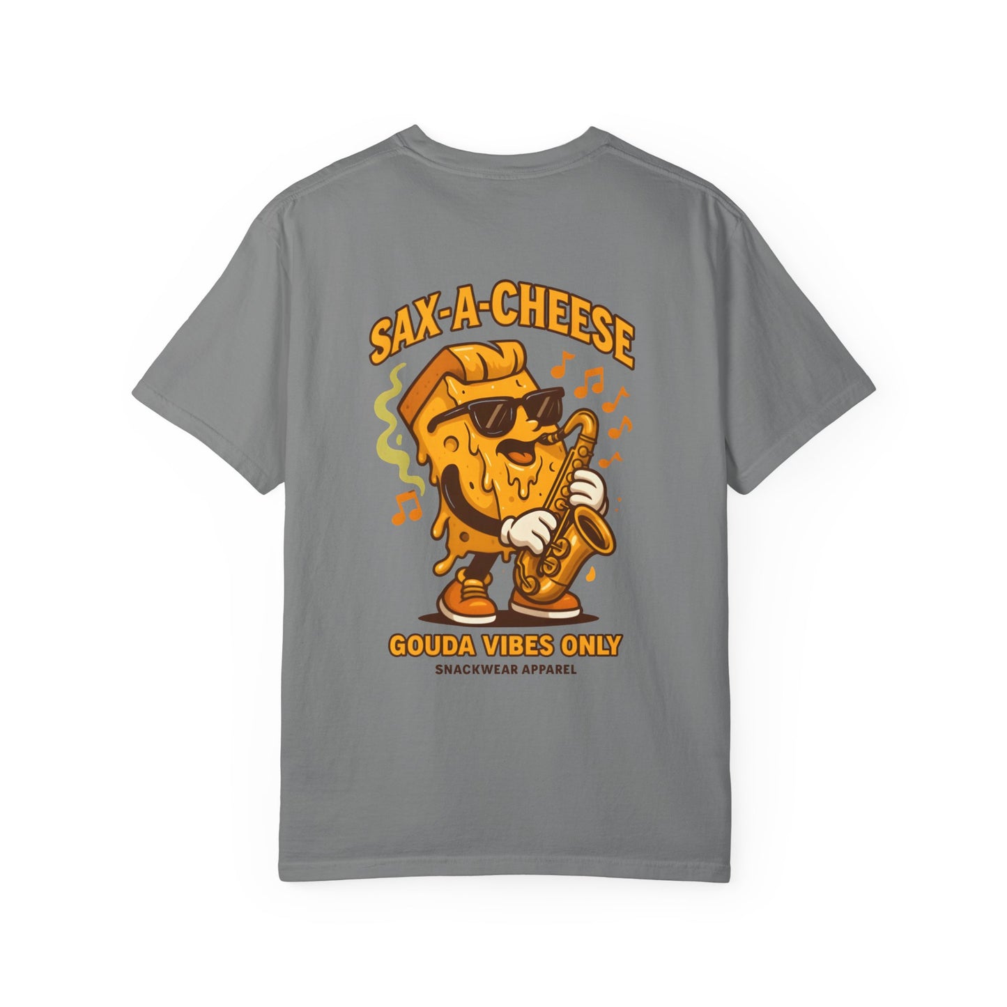 Gouda Vibes Only Unisex T-Shirt - Fun Cheese Graphic Tee for Music Lovers