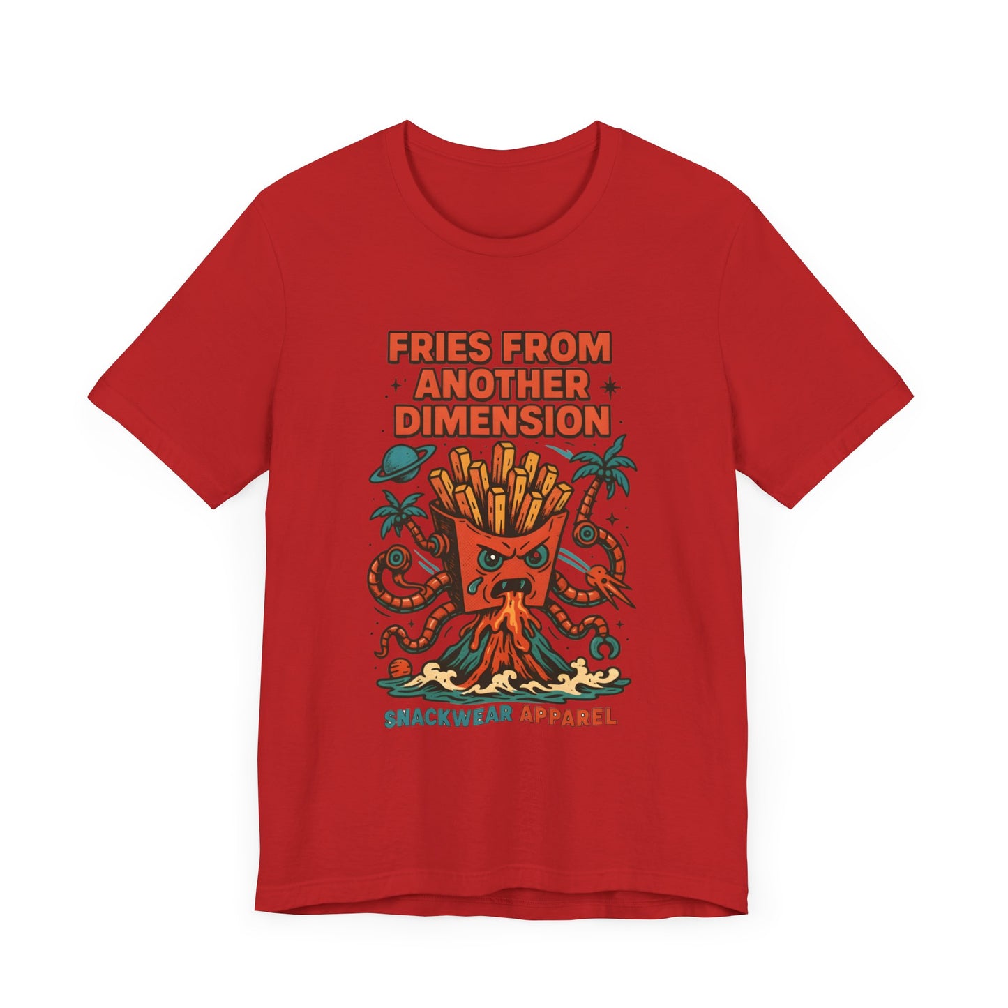 Fries From Another Dimension Unisex Tee - Fun & Quirky Graphic T-Shirt