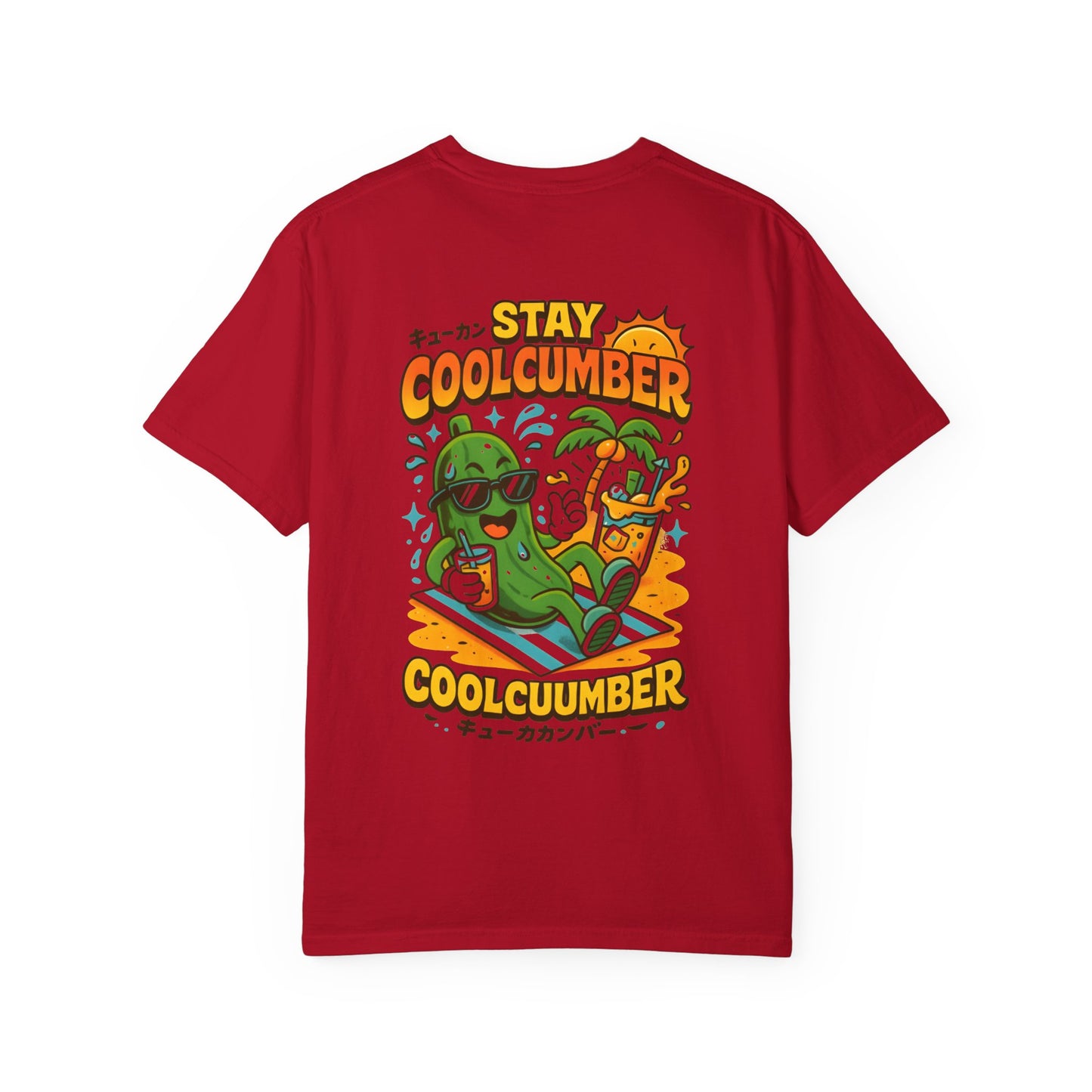 Cool Cucumber Fun Unisex T-Shirt | Summer Vibes, Casual Style, Graphic Tee, Gift for Friends, Funny Apparel, Beachwear