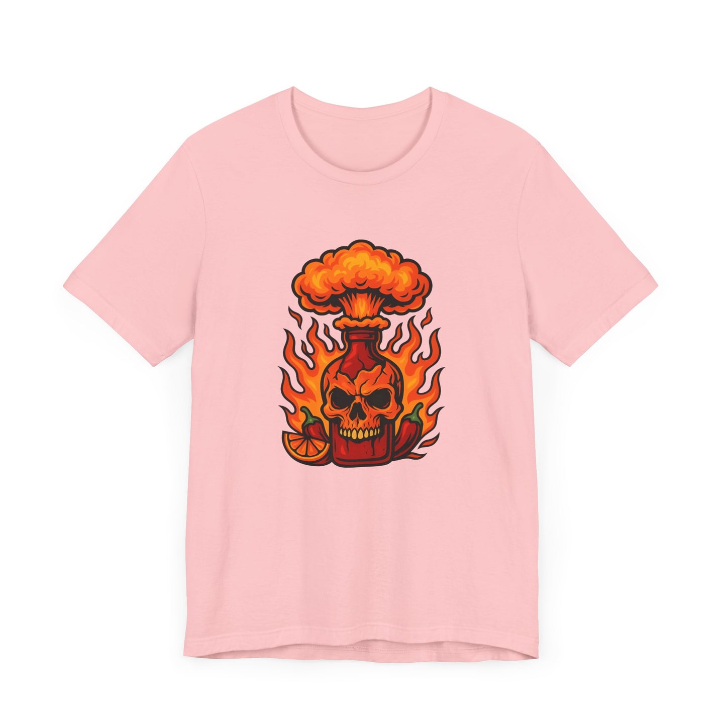 Fiery Skull Graphic Tee - Unisex Short Sleeve T-Shirt