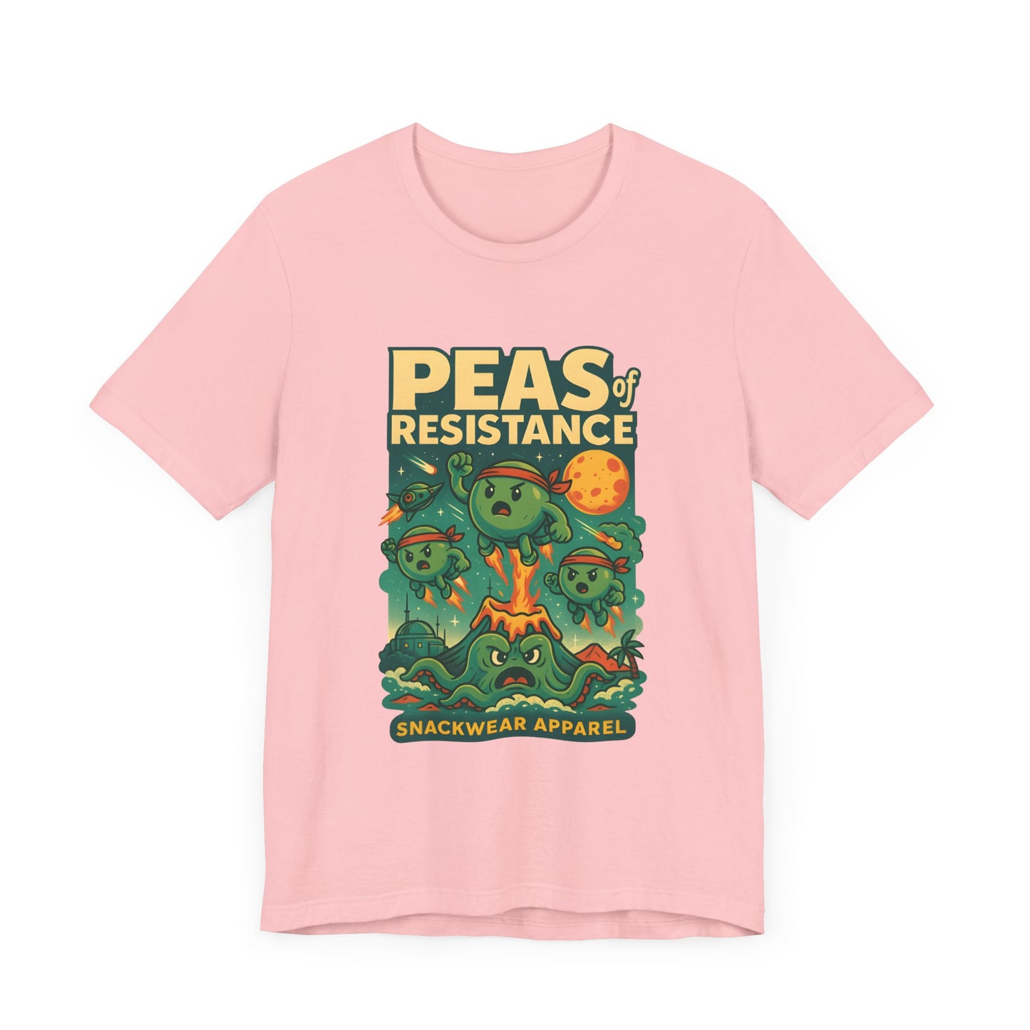 Peas of Resistance Graphic Tee - Fun Unisex Jersey Short Sleeve T-Shirt