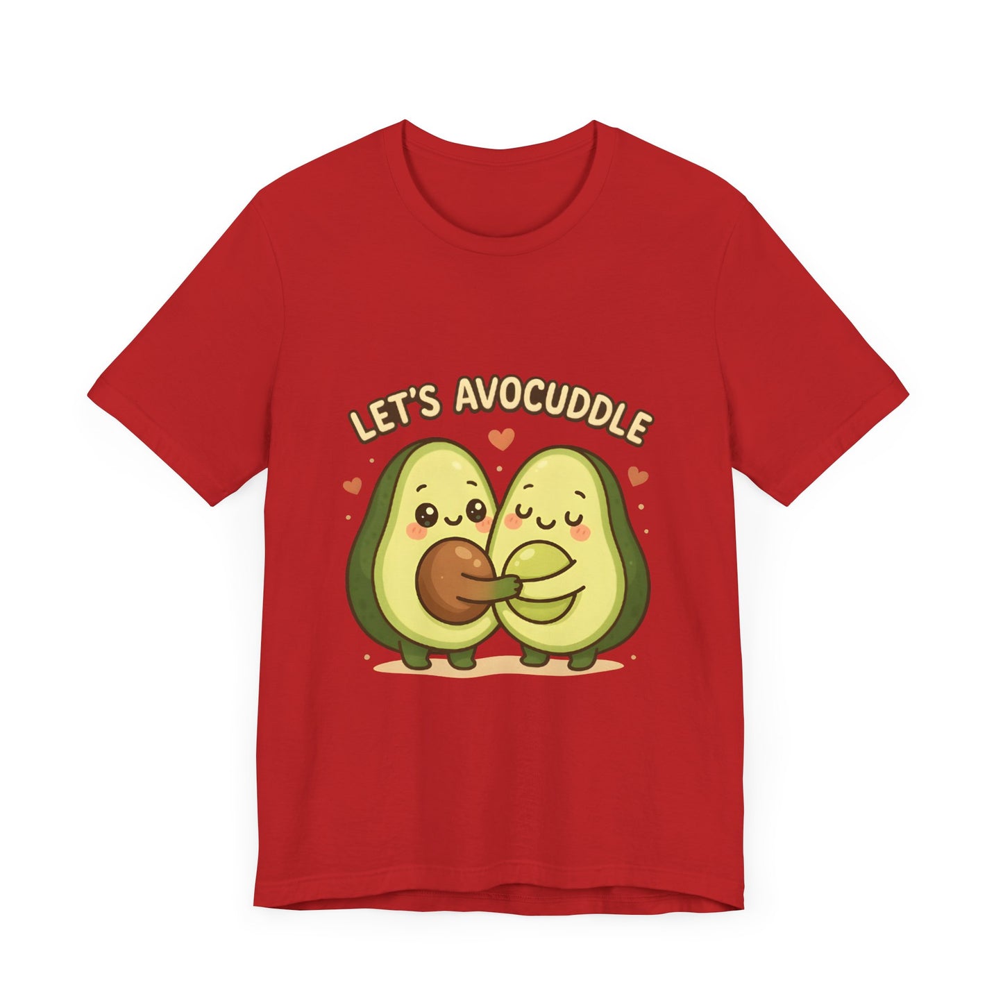 Cute Avocado Couple Tee, Fun Unisex Tee, Avocado Lover Gift, Trendy Graphic Tee, Casual Everyday Shirt
