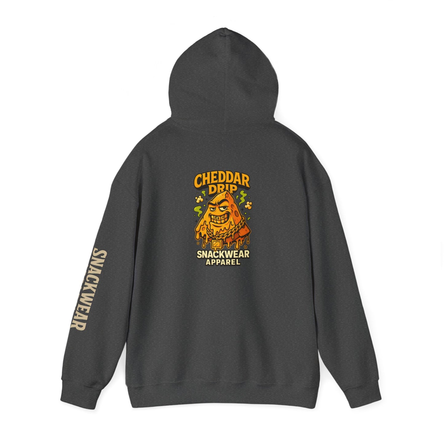 Cheddar Drip Unisex Hoodie - Fun and Cozy Snackwear Apparel