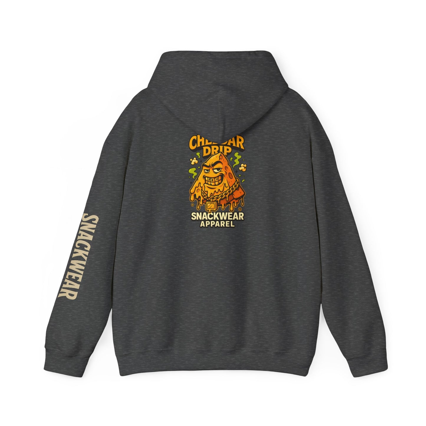 Cheddar Drip Unisex Hoodie - Fun and Cozy Snackwear Apparel