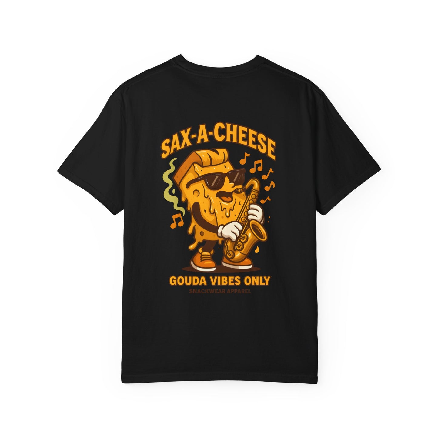 Gouda Vibes Only Unisex T-Shirt - Fun Cheese Graphic Tee for Music Lovers