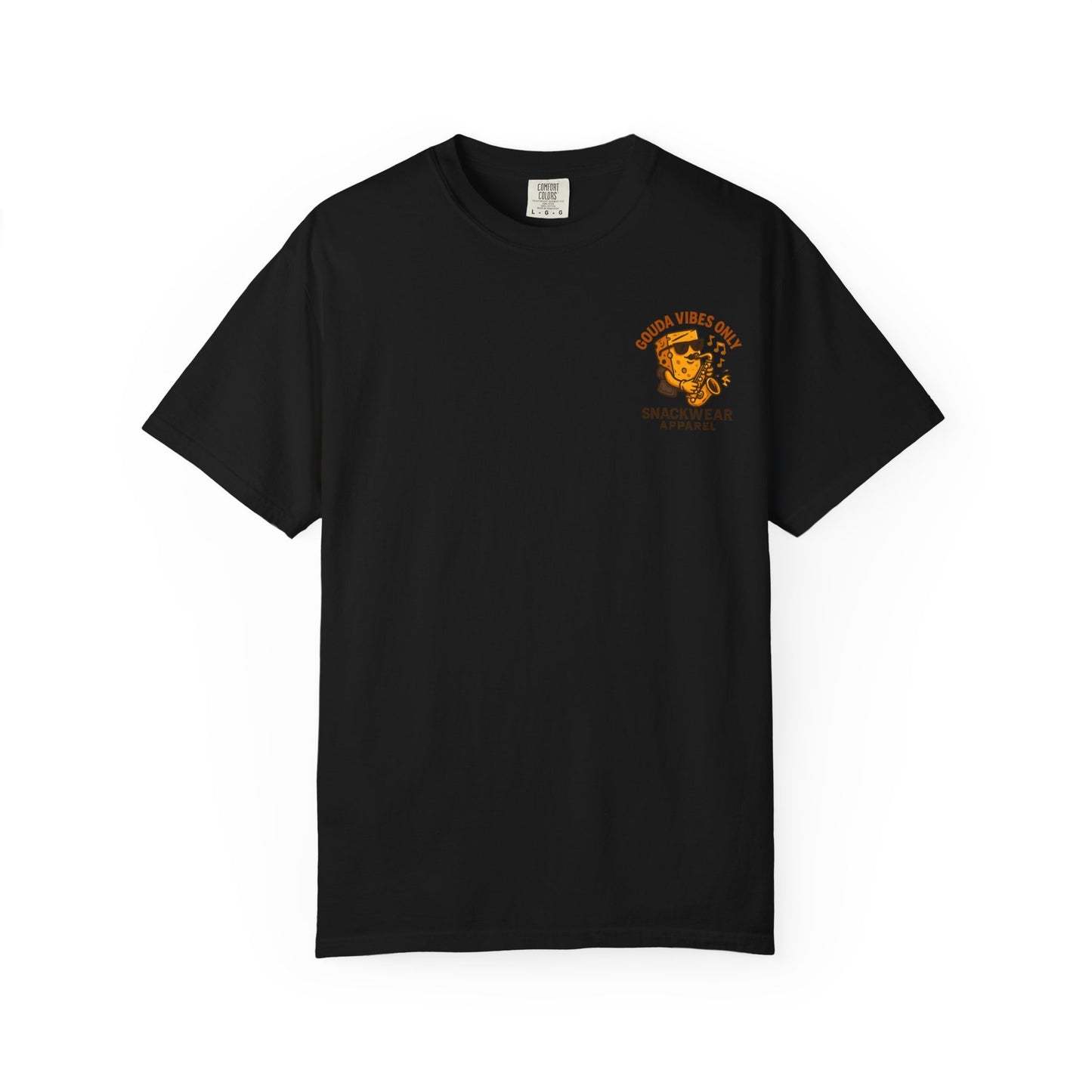 Gouda Vibes Only Unisex T-Shirt - Fun Cheese Graphic Tee for Music Lovers