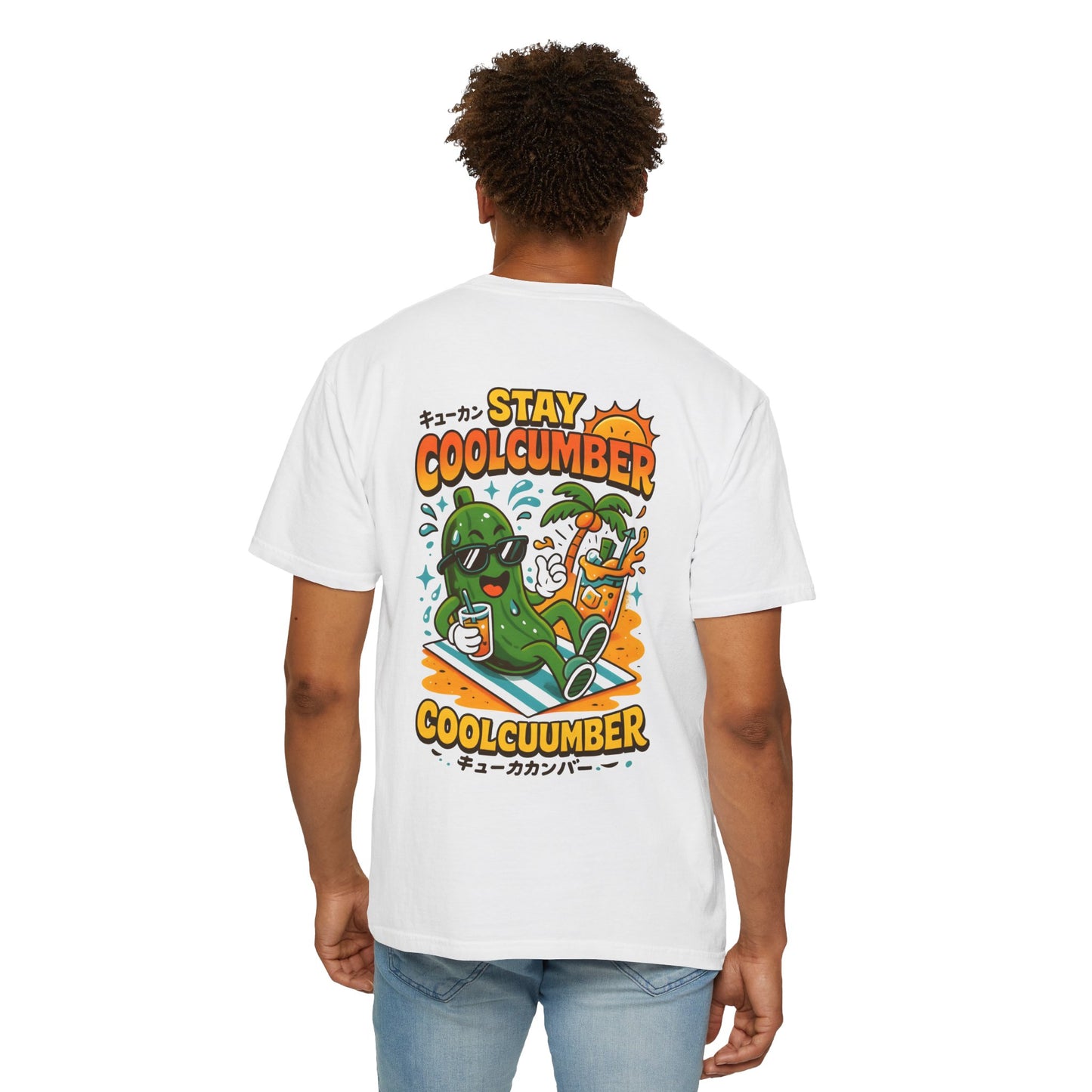 Cool Cucumber Fun Unisex T-Shirt | Summer Vibes, Casual Style, Graphic Tee, Gift for Friends, Funny Apparel, Beachwear