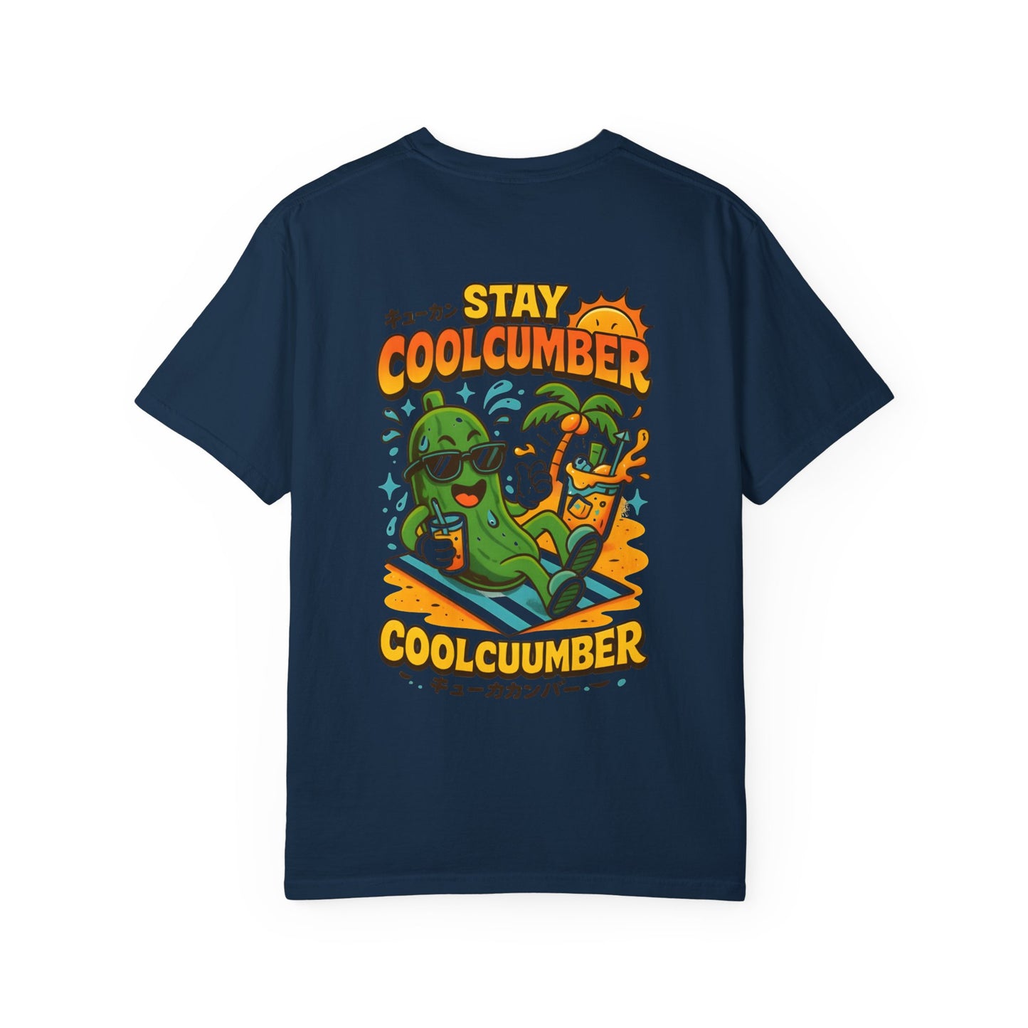 Cool Cucumber Fun Unisex T-Shirt | Summer Vibes, Casual Style, Graphic Tee, Gift for Friends, Funny Apparel, Beachwear