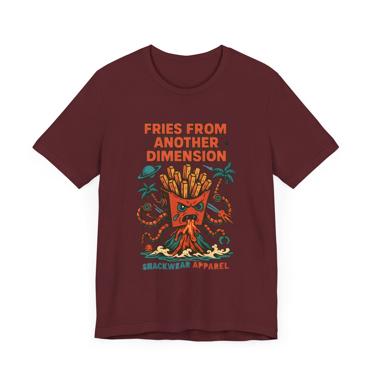 Fries From Another Dimension Unisex Tee - Fun & Quirky Graphic T-Shirt