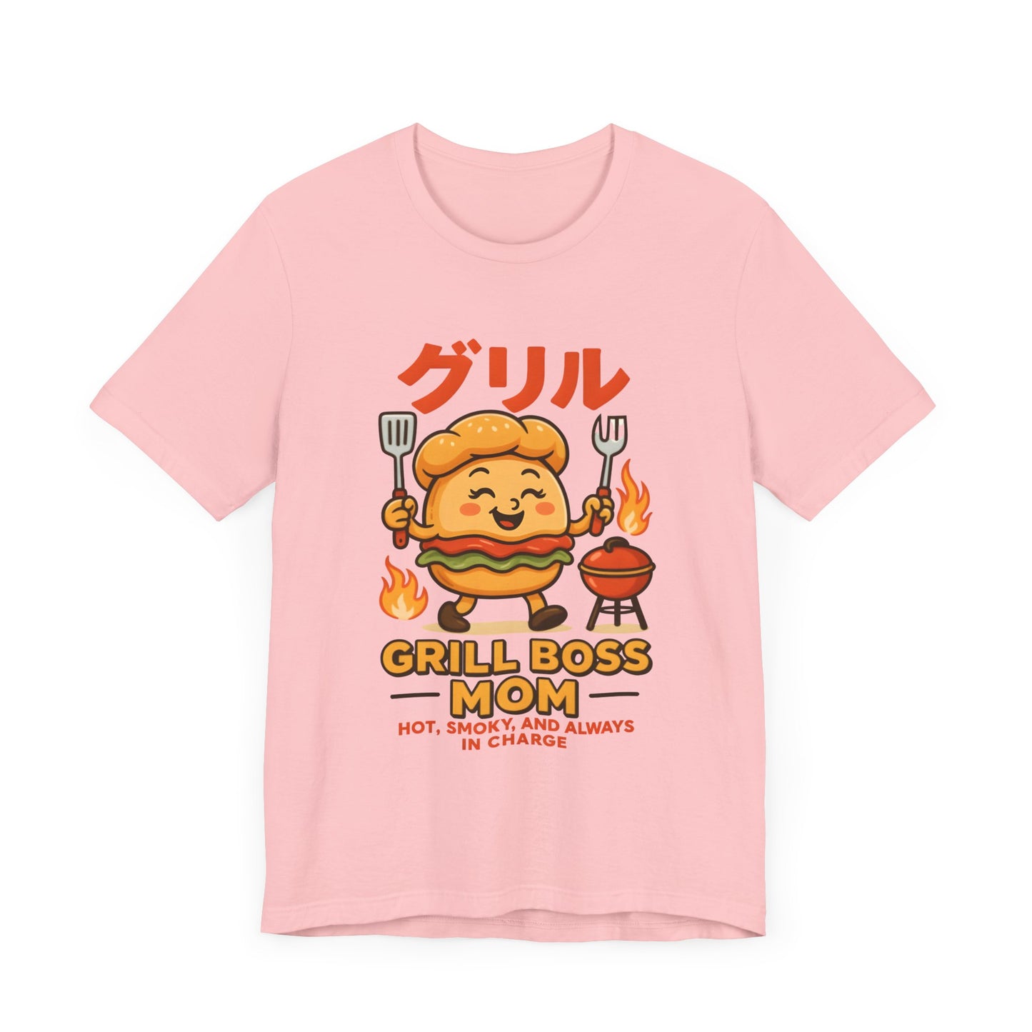 Grill Boss Mom Tee - Fun BBQ Unisex Jersey T-Shirt for Moms