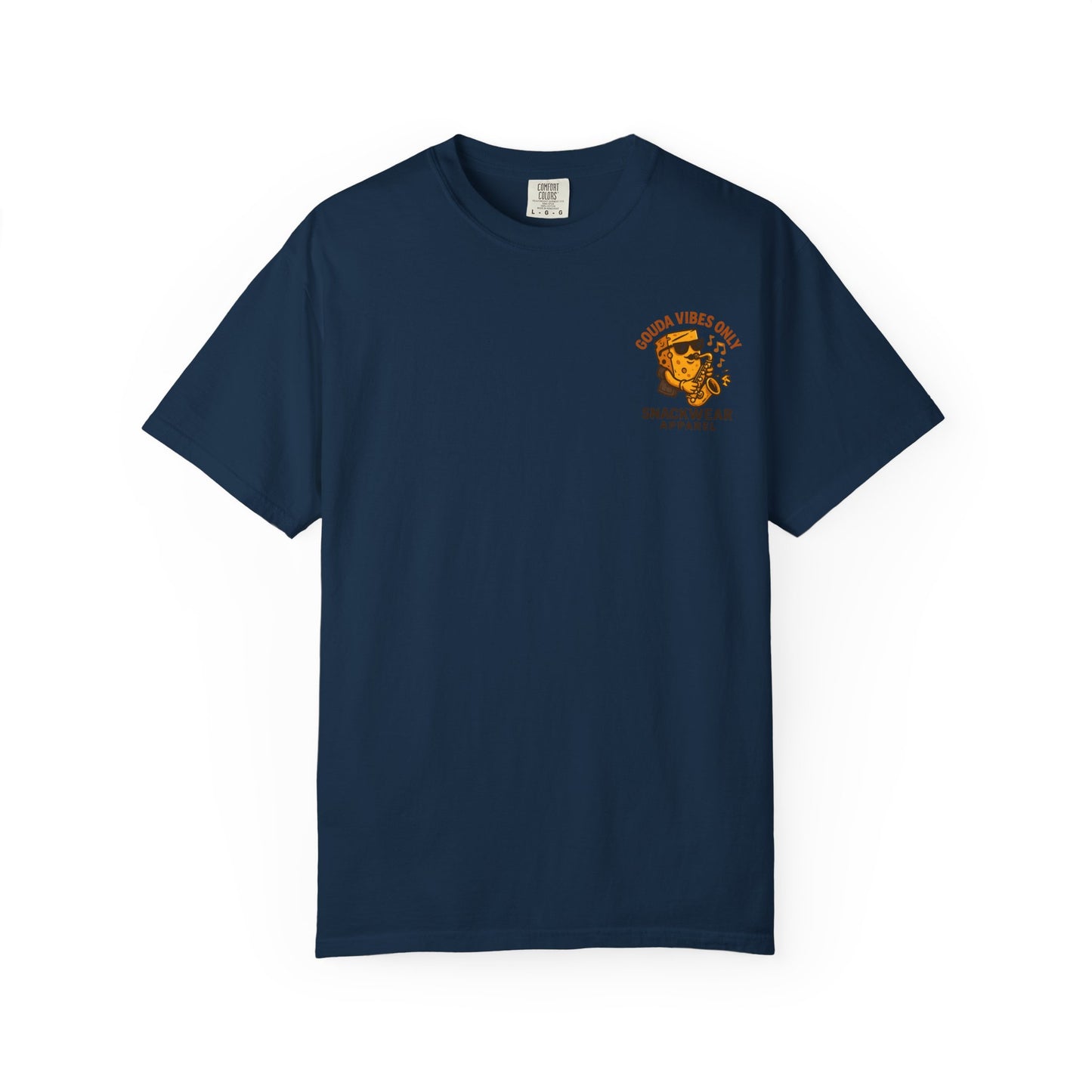 Gouda Vibes Only Unisex T-Shirt - Fun Cheese Graphic Tee for Music Lovers