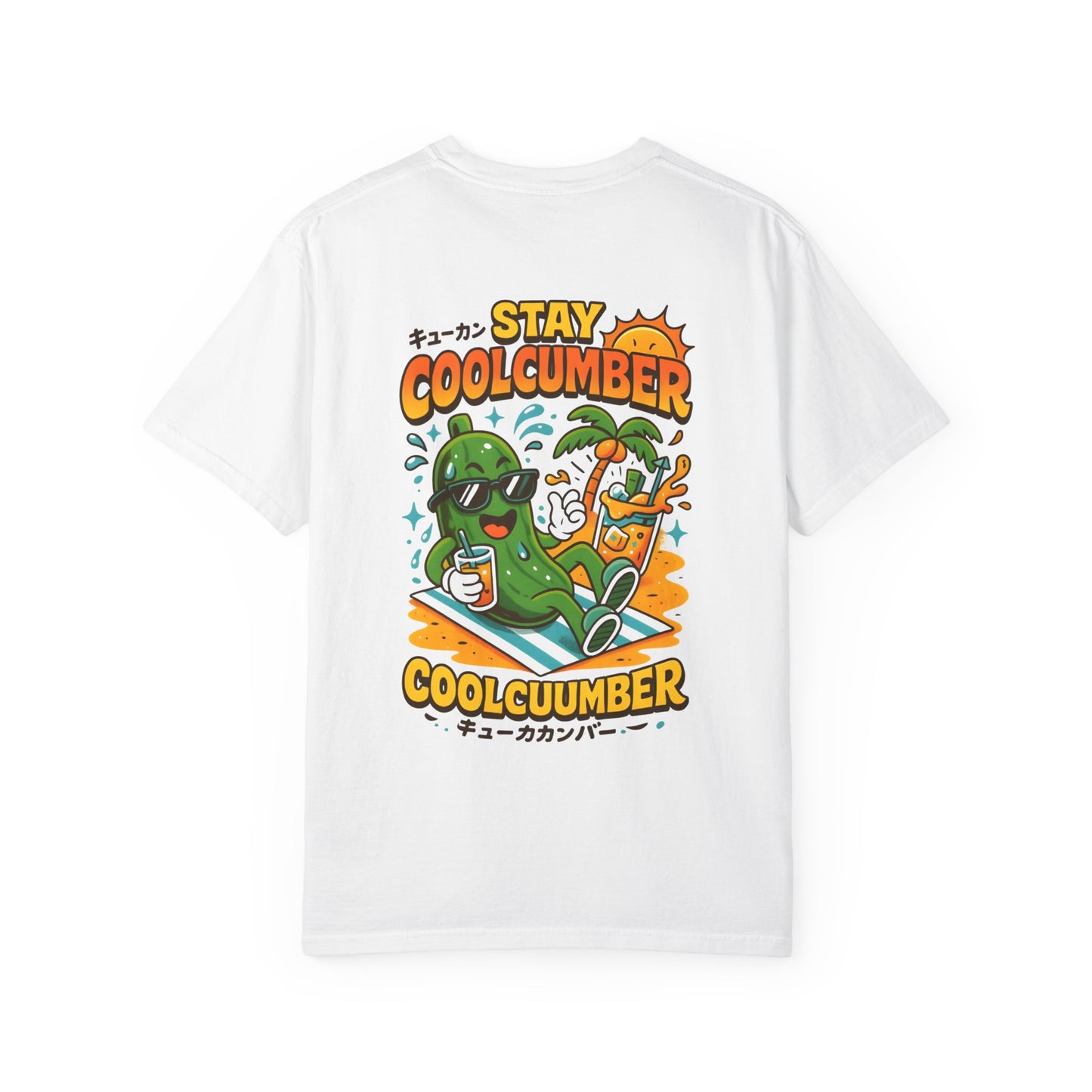 Cool Cucumber Fun Unisex T-Shirt | Summer Vibes, Casual Style, Graphic Tee, Gift for Friends, Funny Apparel, Beachwear
