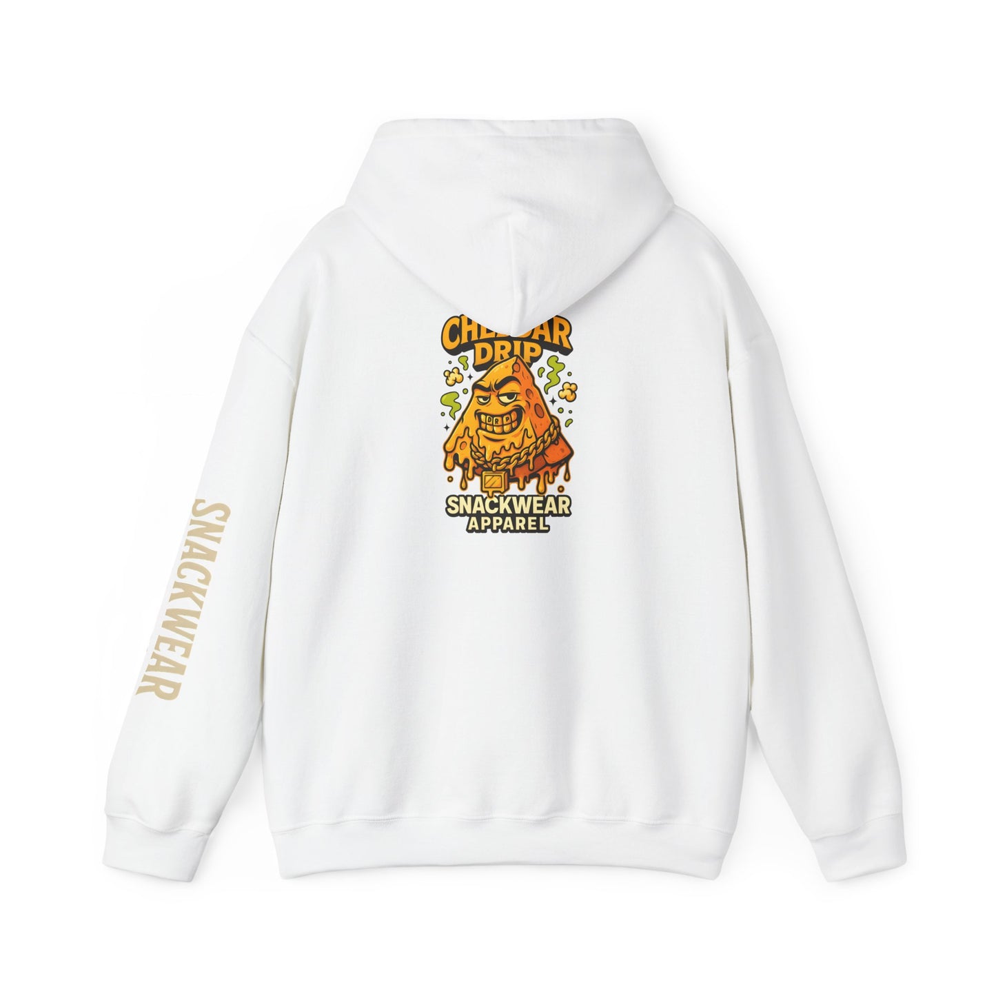 Cheddar Drip Unisex Hoodie - Fun and Cozy Snackwear Apparel
