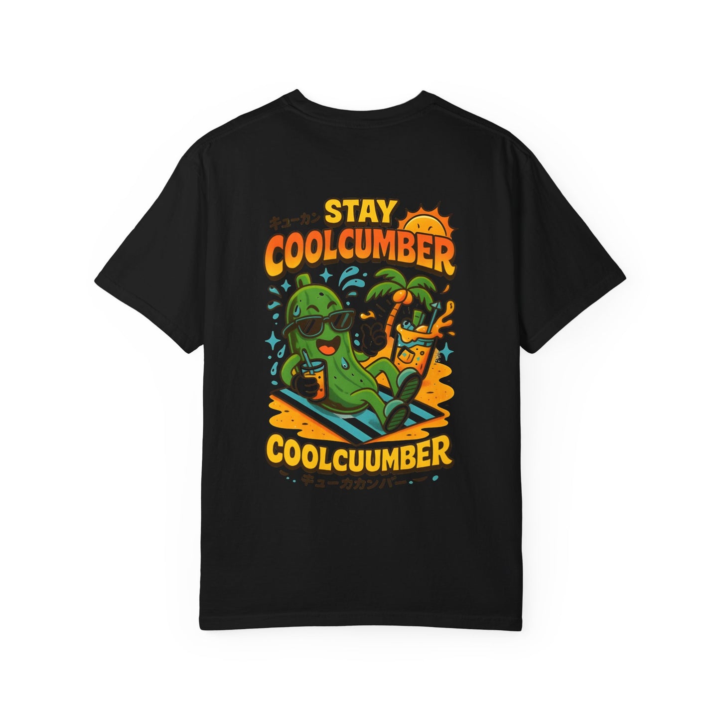 Cool Cucumber Fun Unisex T-Shirt | Summer Vibes, Casual Style, Graphic Tee, Gift for Friends, Funny Apparel, Beachwear