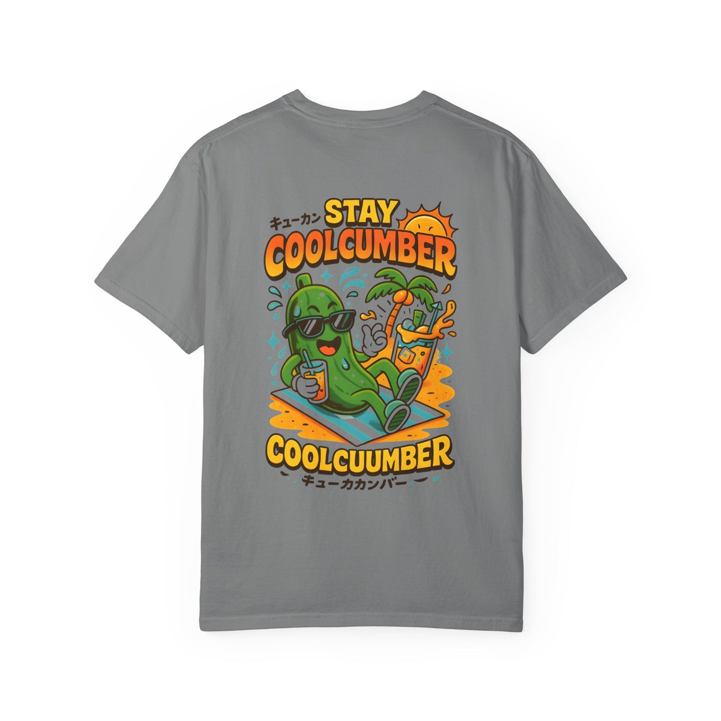 Cool Cucumber Fun Unisex T-Shirt | Summer Vibes, Casual Style, Graphic Tee, Gift for Friends, Funny Apparel, Beachwear