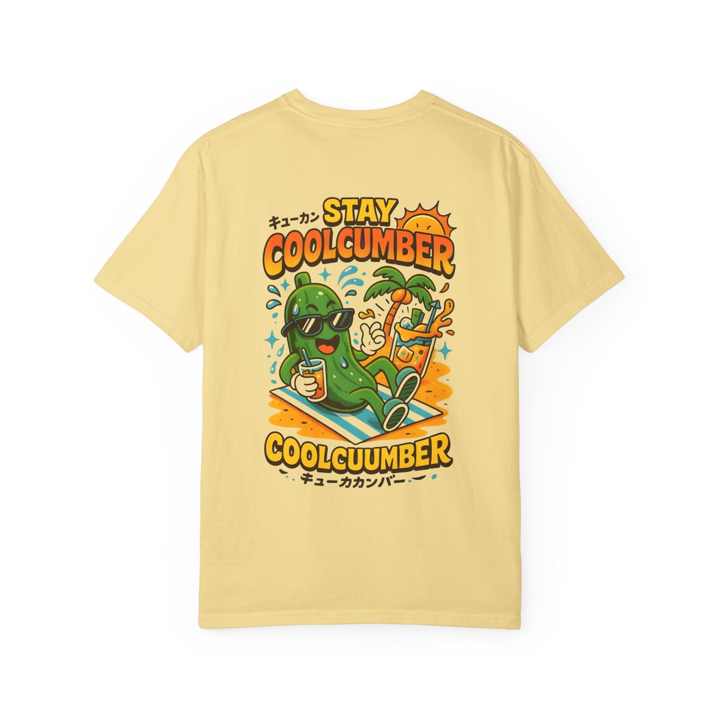 Cool Cucumber Fun Unisex T-Shirt | Summer Vibes, Casual Style, Graphic Tee, Gift for Friends, Funny Apparel, Beachwear