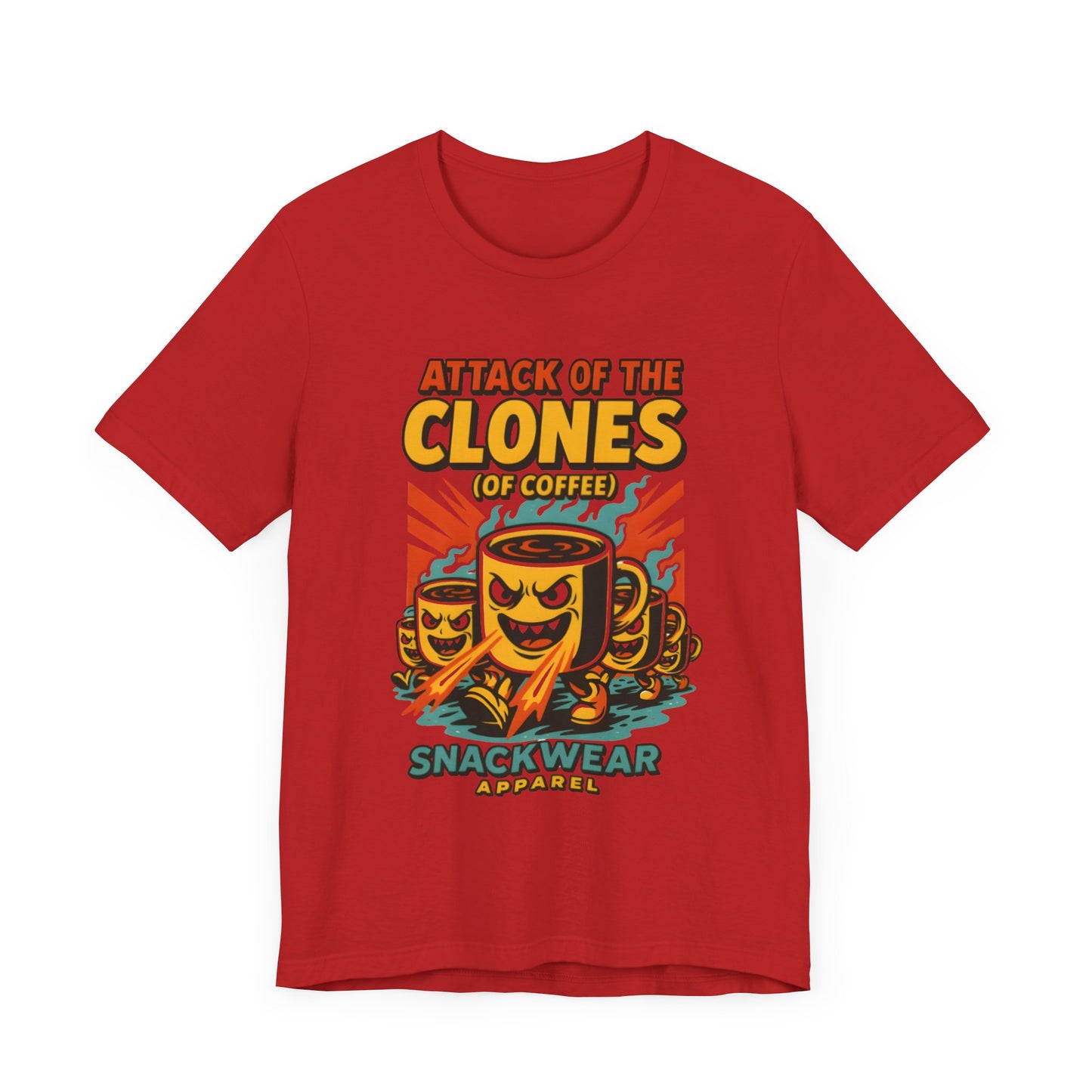 Funny Coffee Tee - Attack of the Clones of Coffee