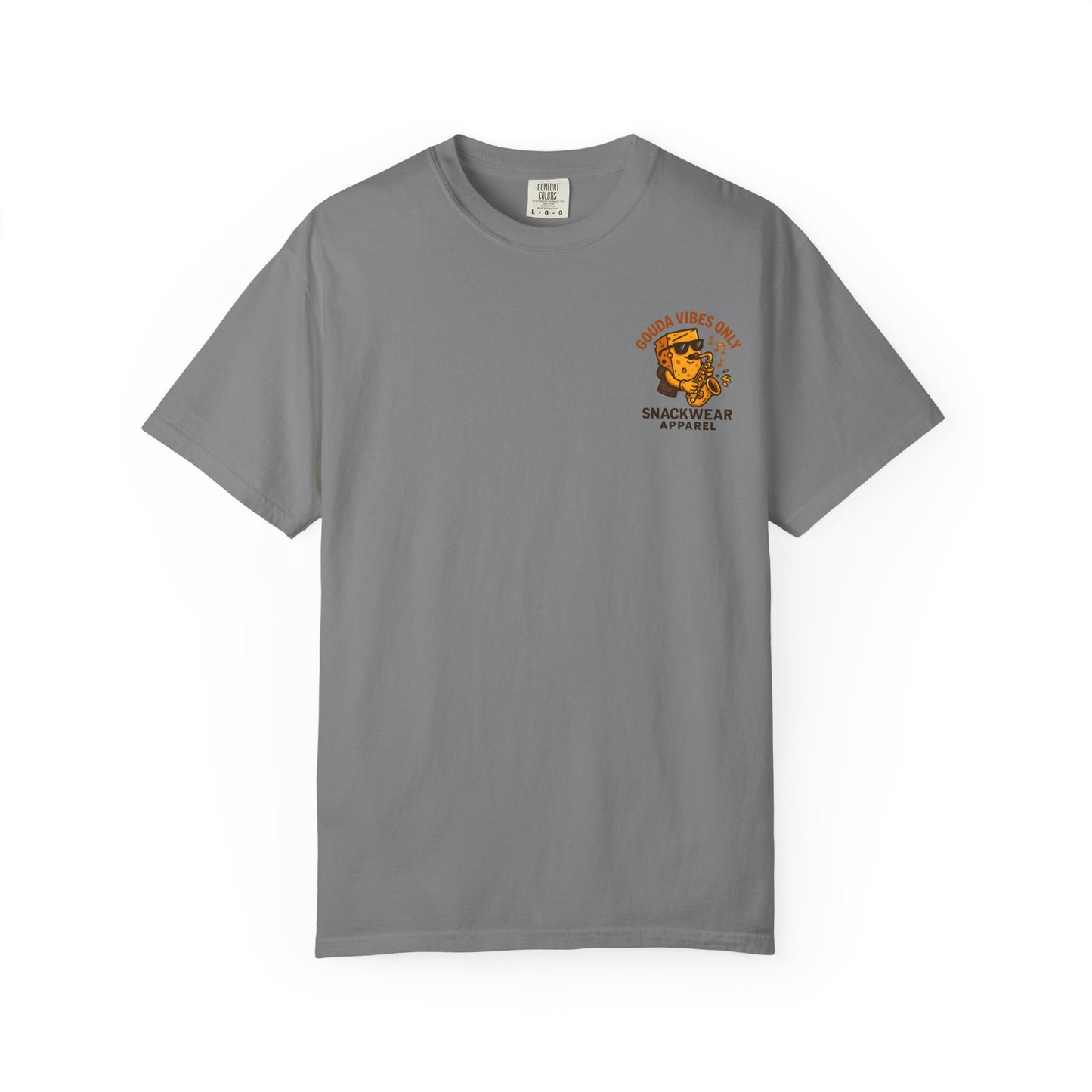 Gouda Vibes Only Unisex T-Shirt - Fun Cheese Graphic Tee for Music Lovers