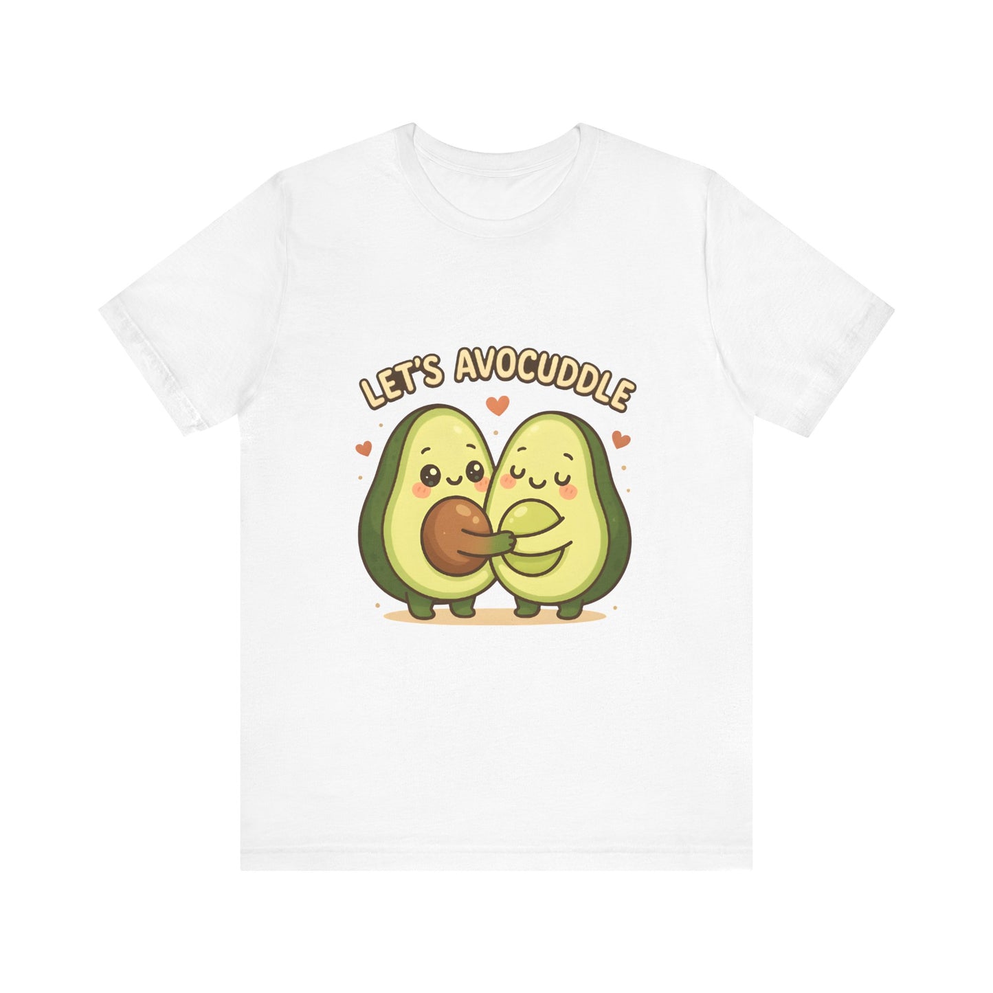 Cute Avocado Couple Tee, Fun Unisex Tee, Avocado Lover Gift, Trendy Graphic Tee, Casual Everyday Shirt