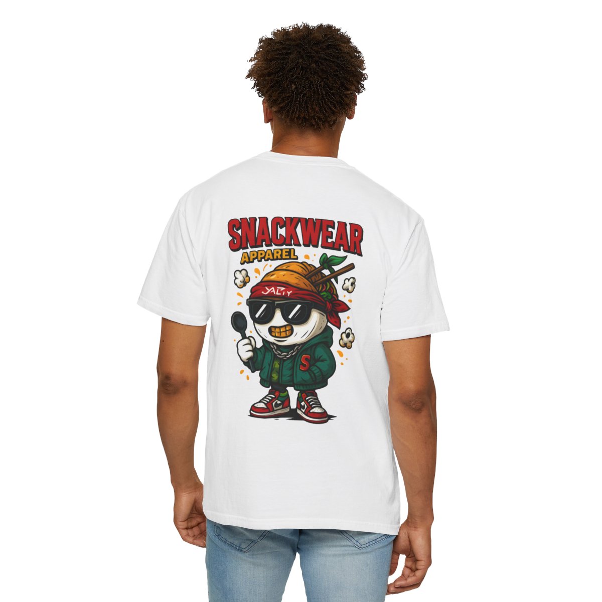 Fun Unisex Vintage Snackwear T-Shirt with Ramen Graphics