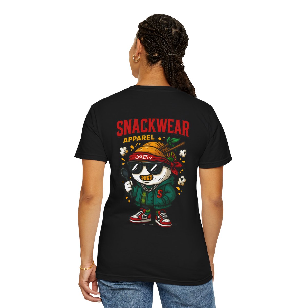 Fun Unisex Vintage Snackwear T-Shirt with Ramen Graphics