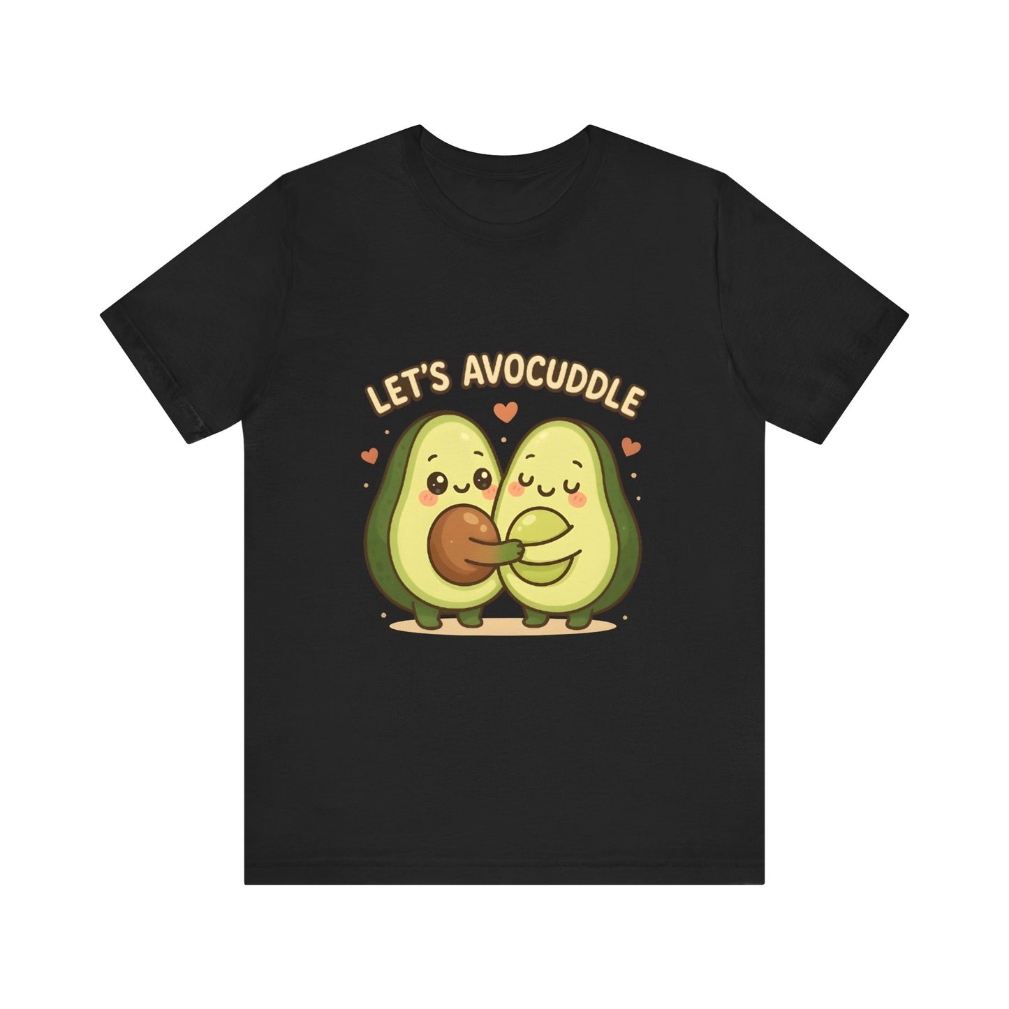 Cute Avocado Couple Tee, Fun Unisex Tee, Avocado Lover Gift, Trendy Graphic Tee, Casual Everyday Shirt