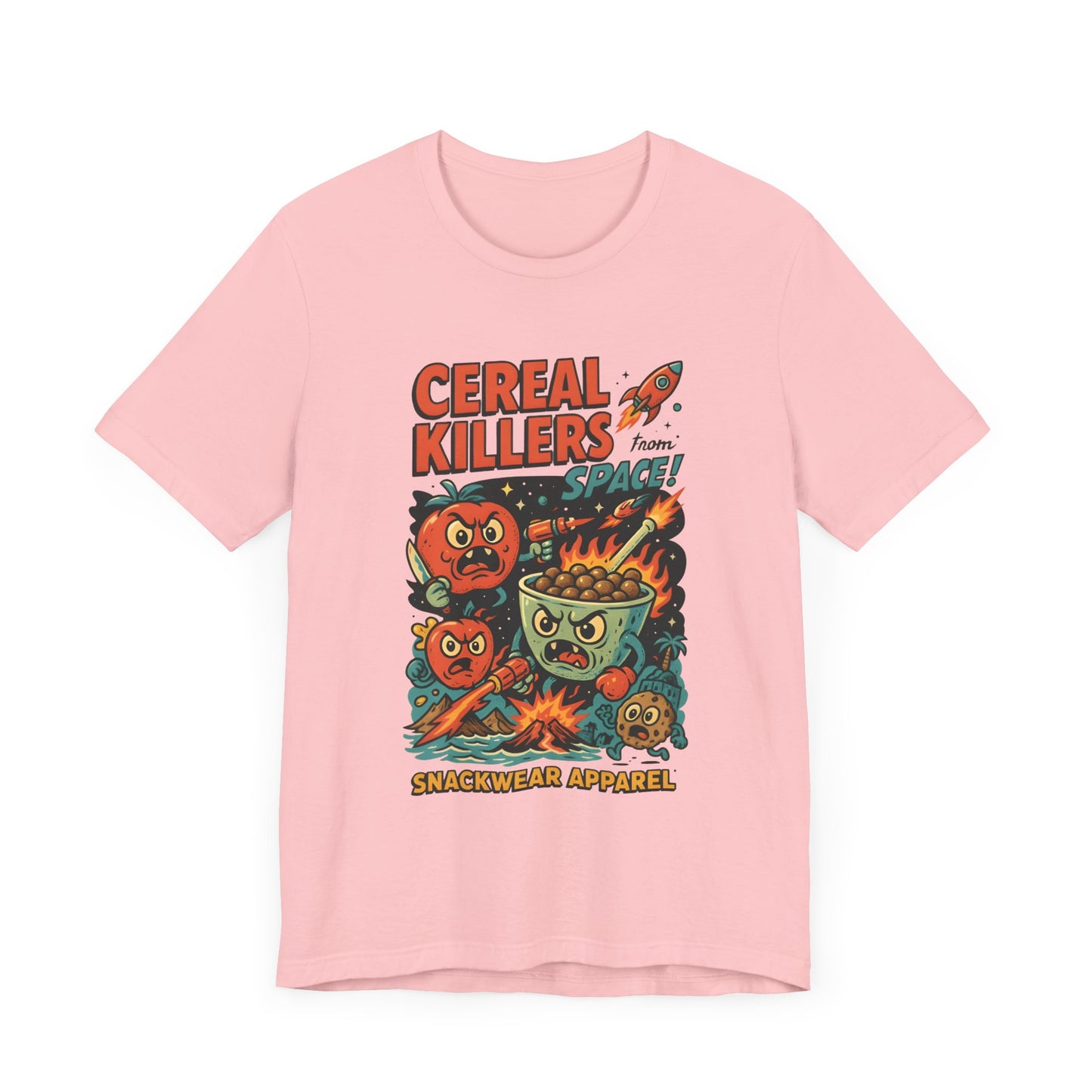 Cereal Killers Graphic Tee - Unisex Jersey Short Sleeve, Space-Themed Snackwear Apparel