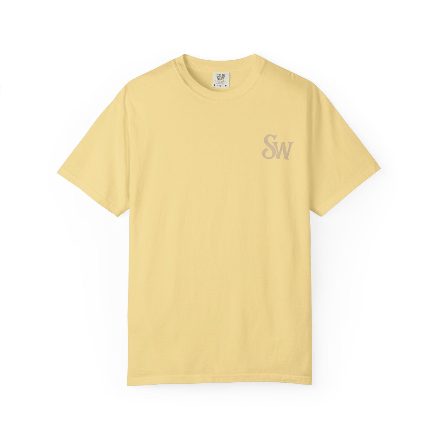 Fun Unisex Garment-Dyed T-Shirt – Peach Please Design for Summer Vibes