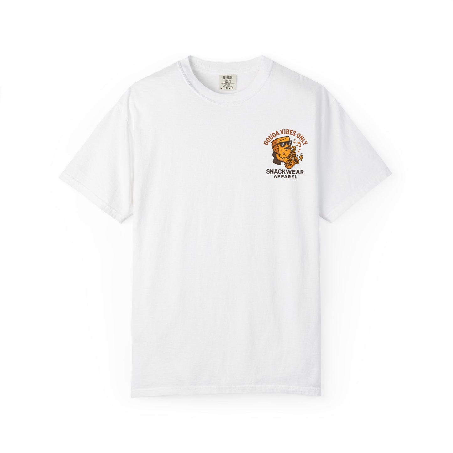 Gouda Vibes Only Unisex T-Shirt - Fun Cheese Graphic Tee for Music Lovers
