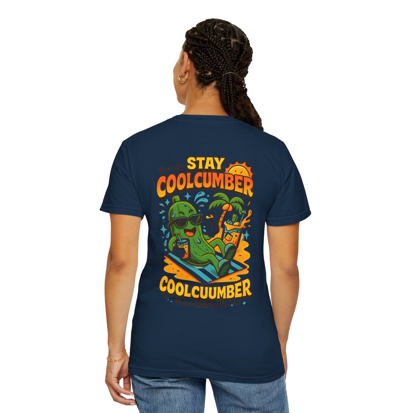 Cool Cucumber Fun Unisex T-Shirt | Summer Vibes, Casual Style, Graphic Tee, Gift for Friends, Funny Apparel, Beachwear