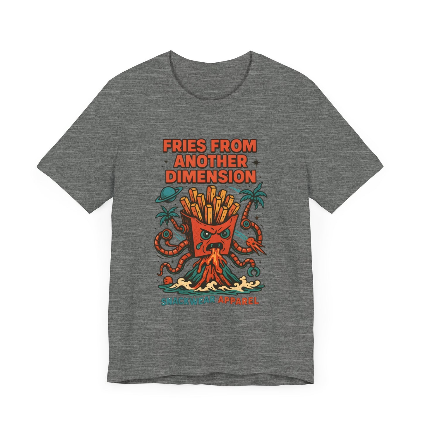 Fries From Another Dimension Unisex Tee - Fun & Quirky Graphic T-Shirt