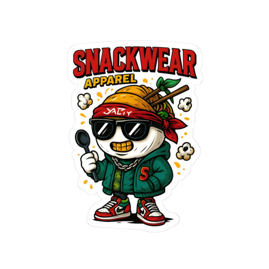 Cool Snackwear Kiss-Cut Stickers for Food Lovers & Foodies
