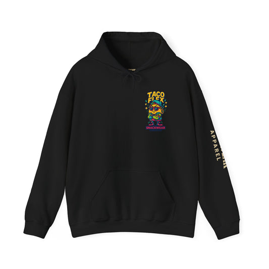 Taco Lovers Unisex Hooded Sweatshirt - Fun Snackwear Apparel