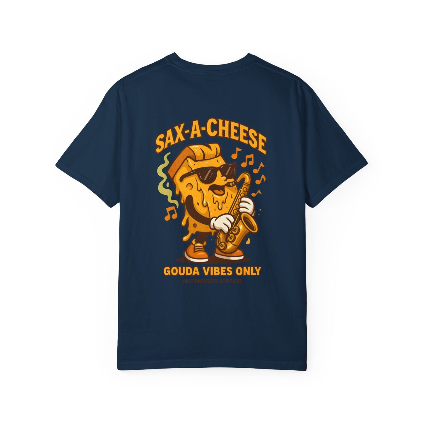 Gouda Vibes Only Unisex T-Shirt - Fun Cheese Graphic Tee for Music Lovers
