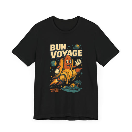 Bun Voyage Unisex Jersey Tee - Fun Graphic T-Shirt for Travel Lovers
