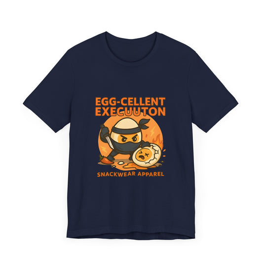 Egg-Cellent Executive Unisex T-Shirt - Fun Snackwear Apparel for Food Lovers