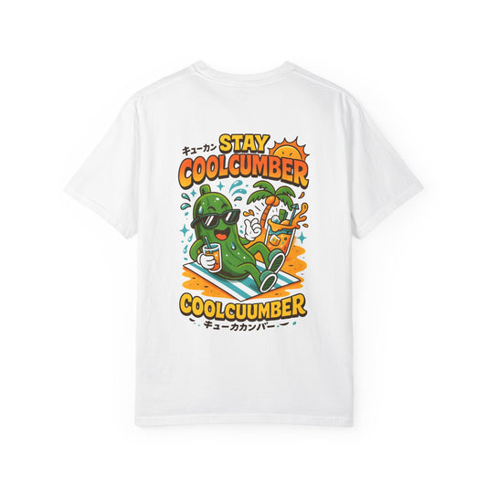 Cool Cucumber Fun Unisex T-Shirt | Summer Vibes, Casual Style, Graphic Tee, Gift for Friends, Funny Apparel, Beachwear